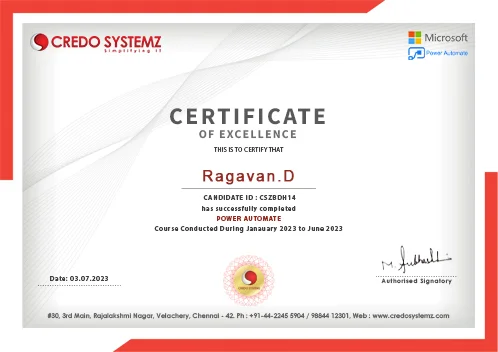 Power Automate Certification