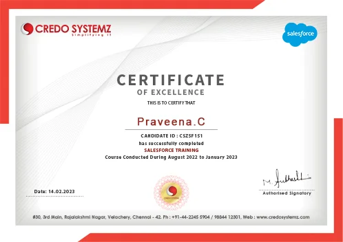 Salesforce Training Certification