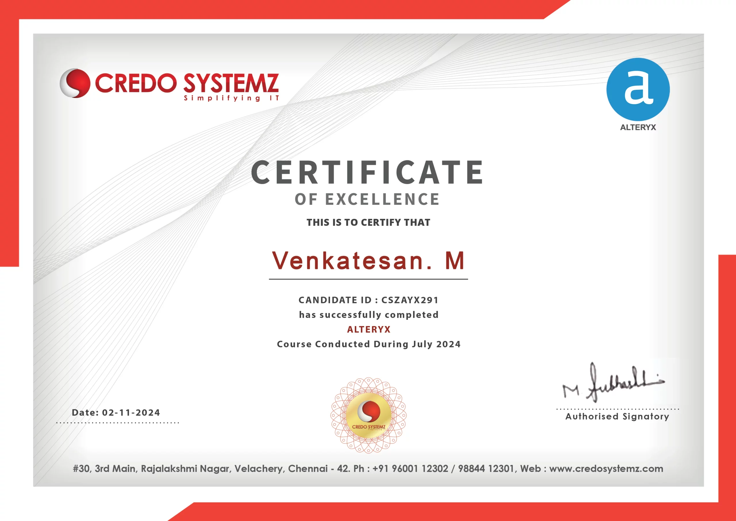 AlterYX Online Training