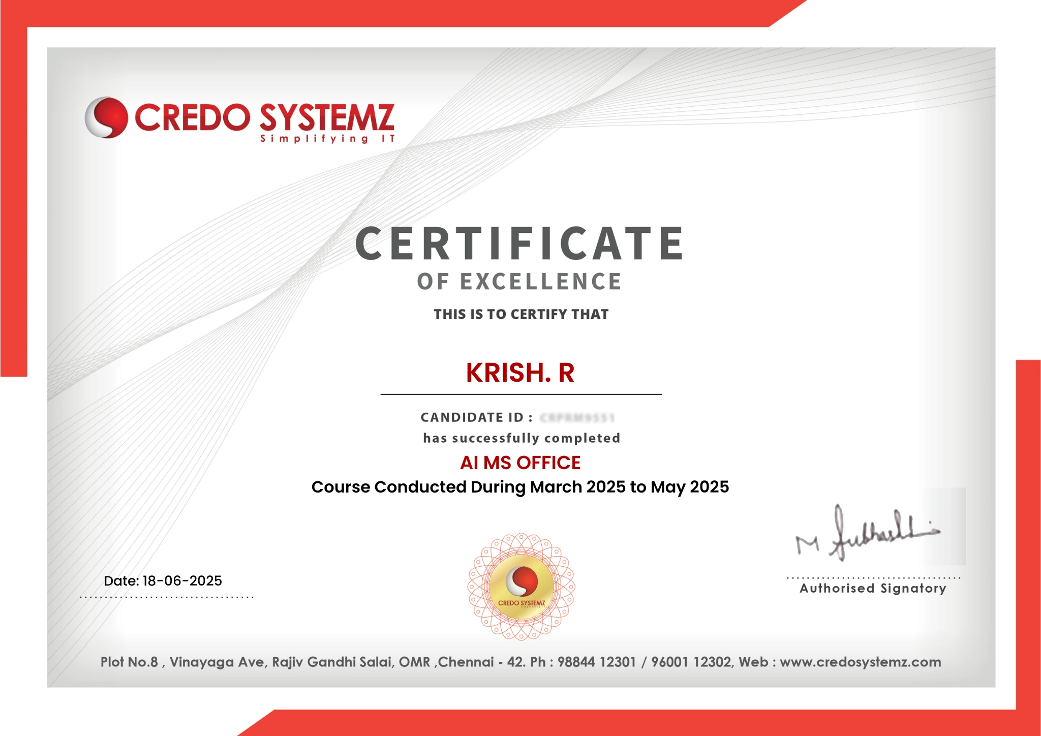 MS Office with AI Training in Chennai Certification in Chennai